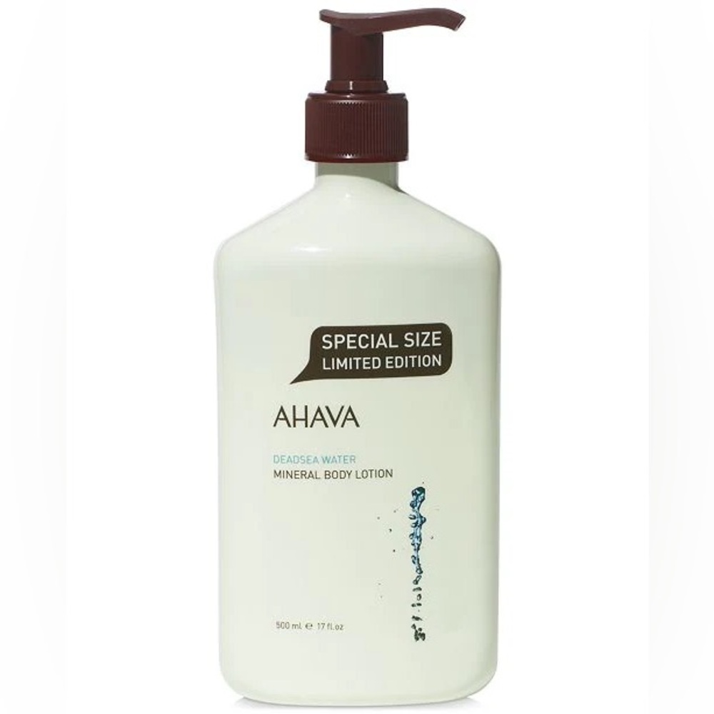 AHAVA MINERAL BODY LOTION LIMITED EDITION SPECIAL SIZE 17 fl oz. New